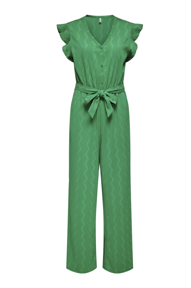 ONLDIA S/S V NECK JUMPSUIT CS JRS 15357551 DEEP MINT